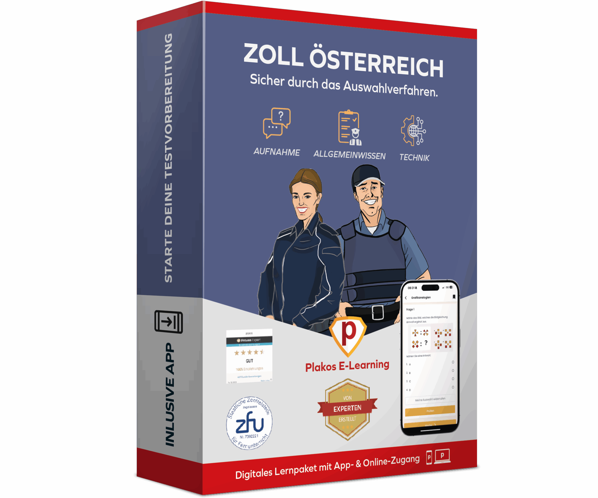 Aufnahmetest Zoll Österreich